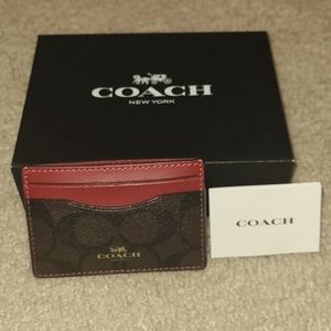 Coach card holder